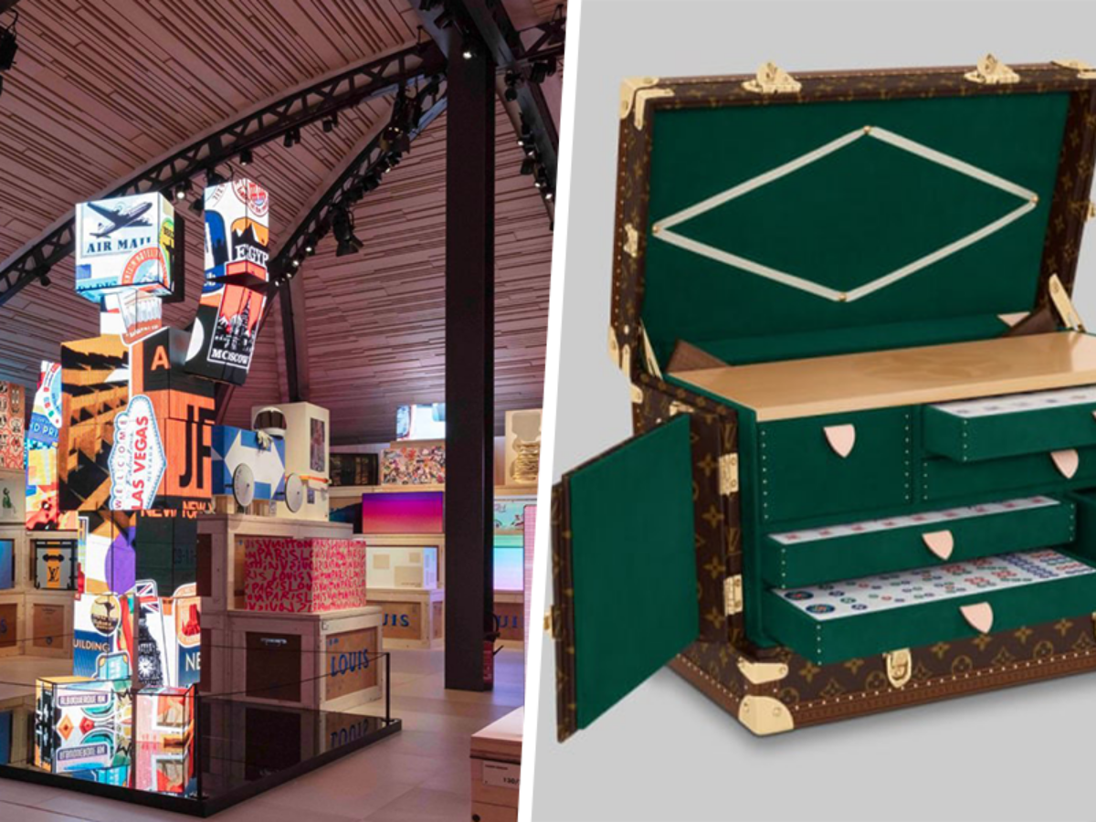 A Louis Vuitton Exhibition Of 200 Trunks Has Opened In Singapore