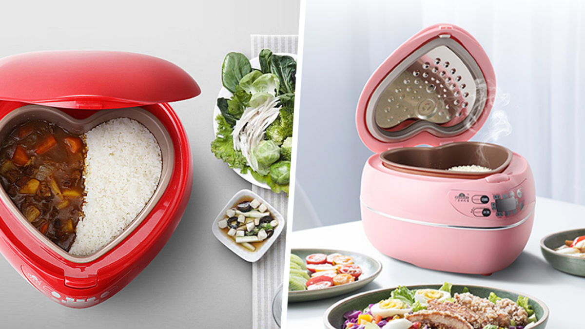 This Heart-Shaped Cooker Lets You Whip Up Home Cooked Meals