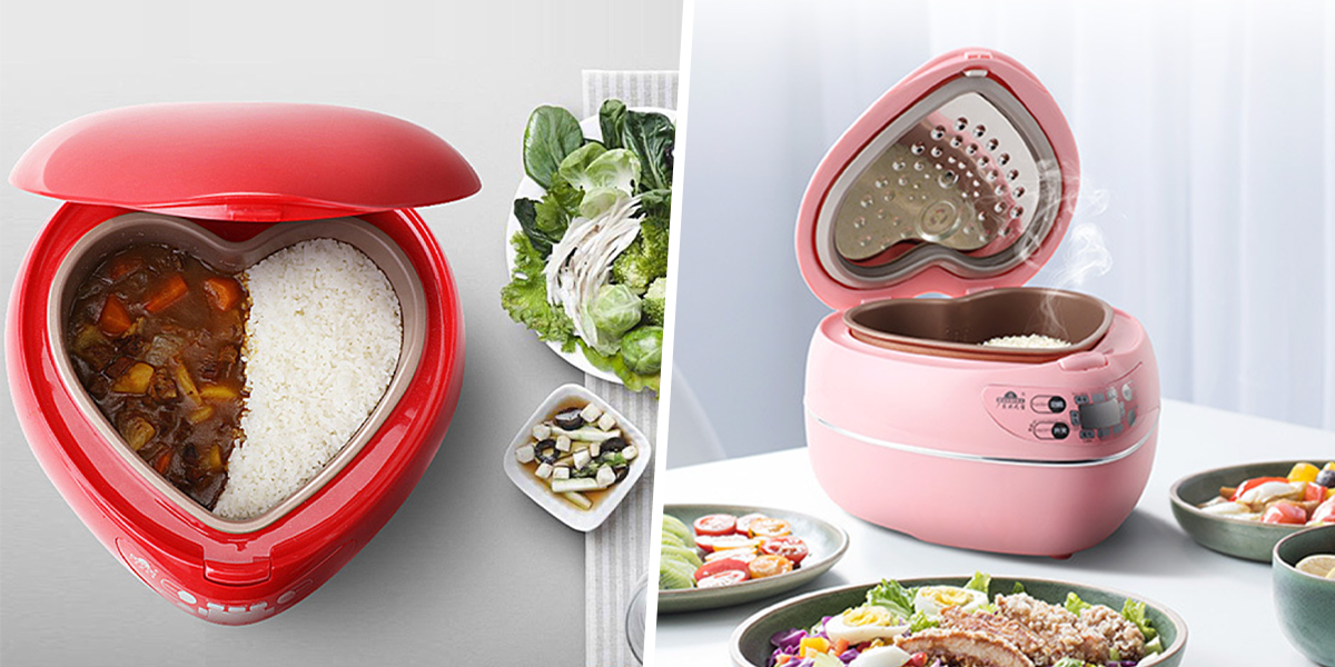 heart-shaped electric cooker