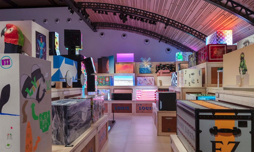 Louis Vuitton Has A Free Exhibition Featuring A Trunk Designed By BTS