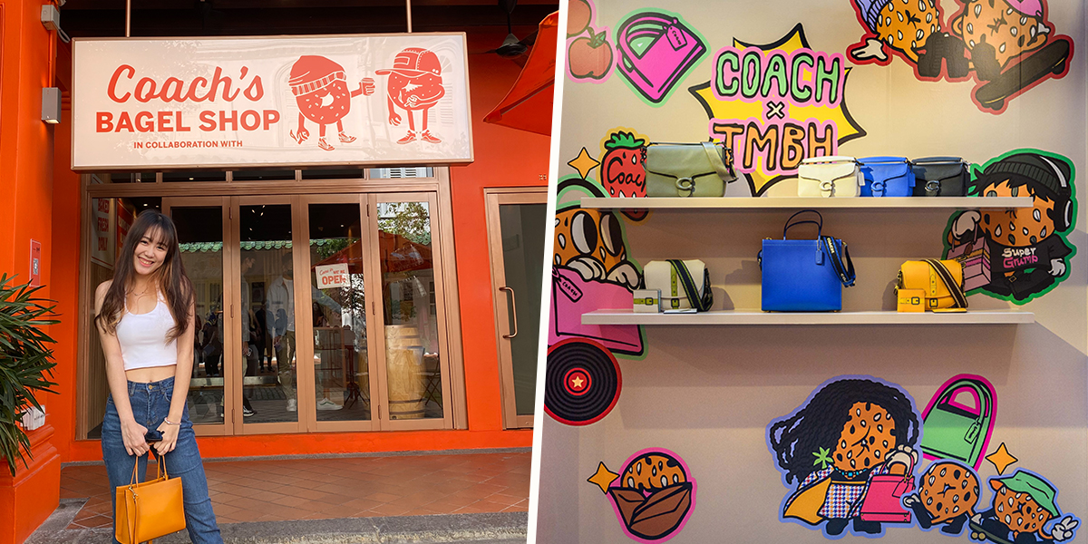 Coach x Two Men Bagel House Pop-Up Store Has Exclusive Bagels, Bespoke Handbags & Unique Photo Spots