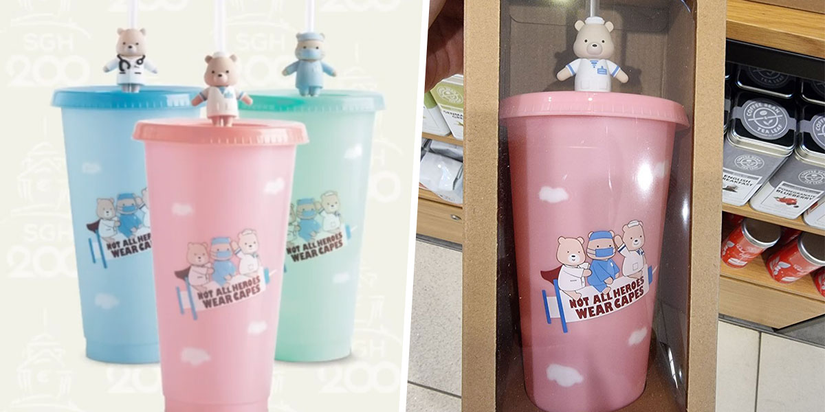 Coffee Bean Has $5 Cold Cups With 3D Bear Figurines Of Healthcare Workers To Celebrate Our SG Heroes