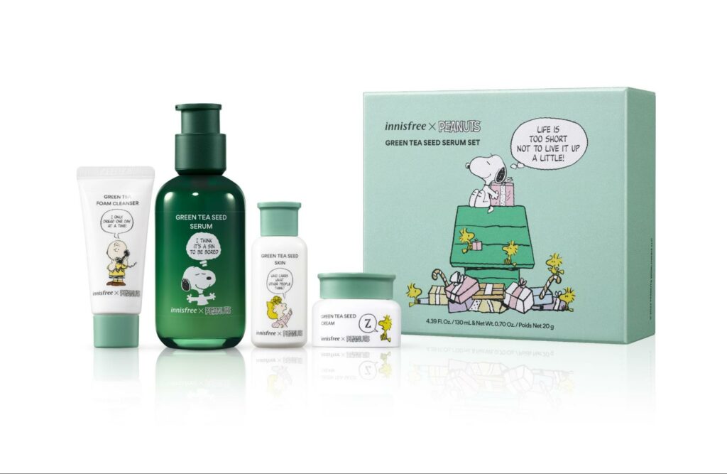 Innisfree x Peanuts Collection Has Powder Cushions And Skincare Sets