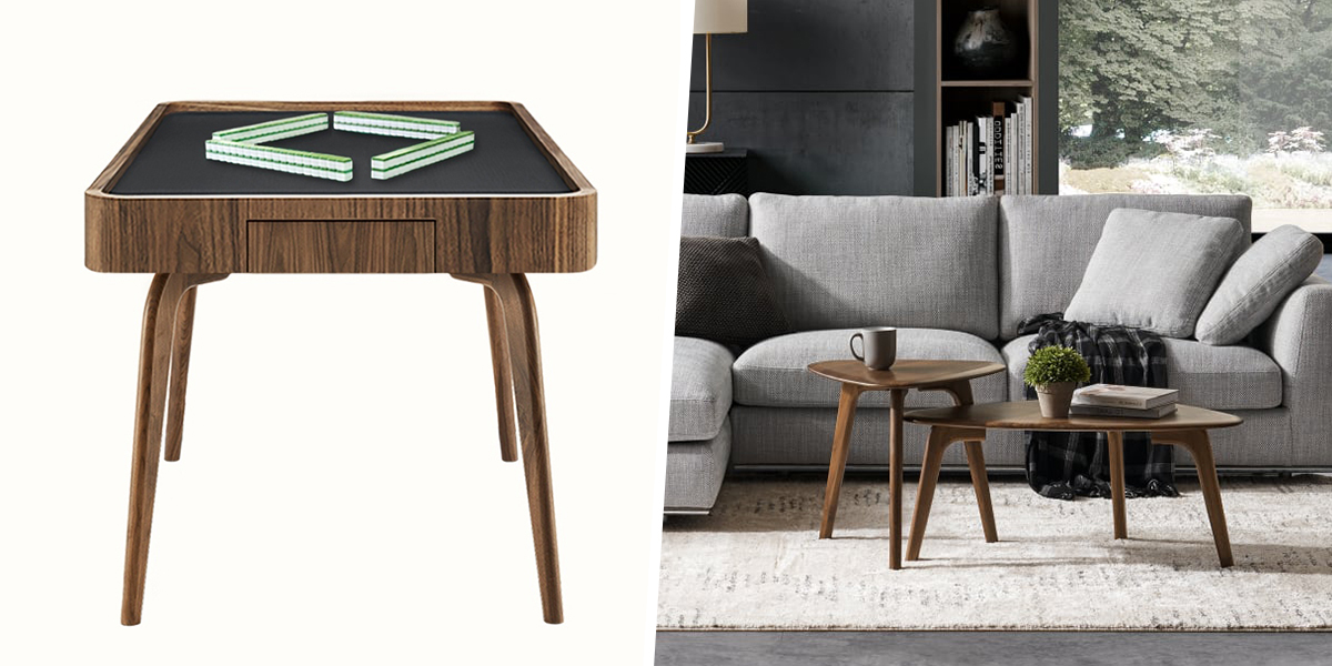 Castlery Has A Wooden Mahjong Table To Huat In Style While Enhancing The Mid-Century Aesthetics At Home