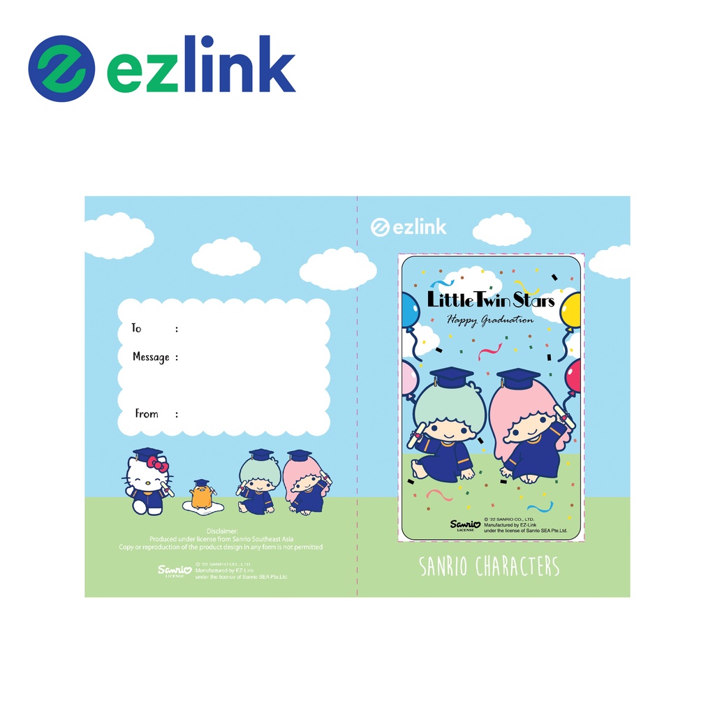 Sanrio Graduation EZ-Link Cards