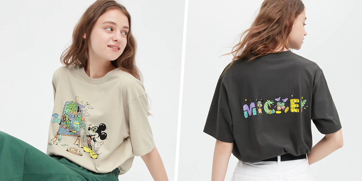 The UNIQLO x Mickey & Friends Collection Features Colourful Art