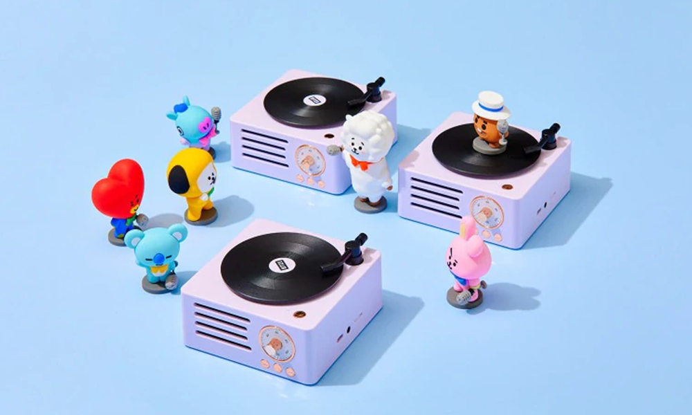 BT21 Turntable Bluetooth Speakers