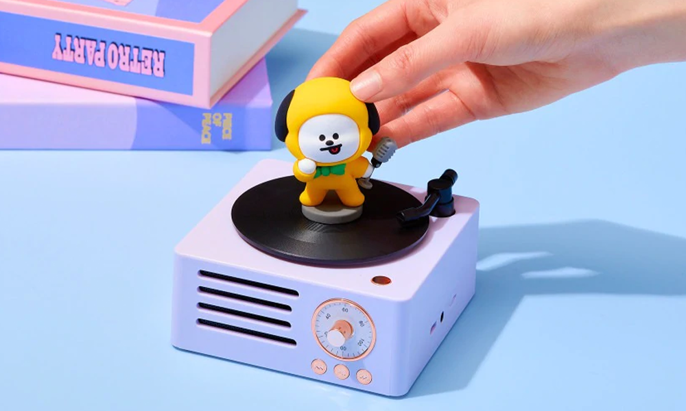 BT21 Turntable Bluetooth Speakers