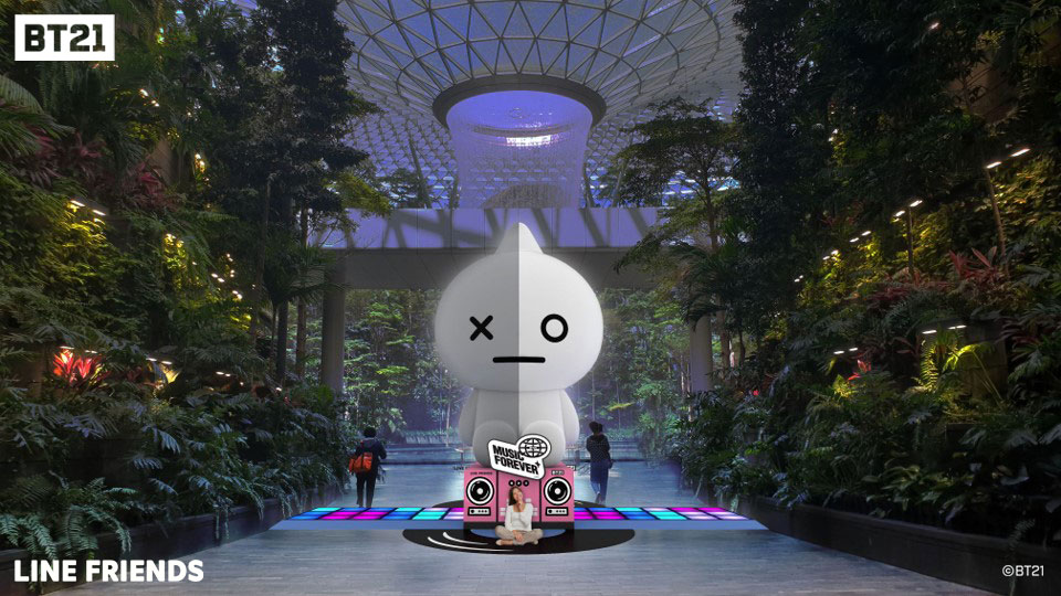 BT21 Jewel Changi Airport