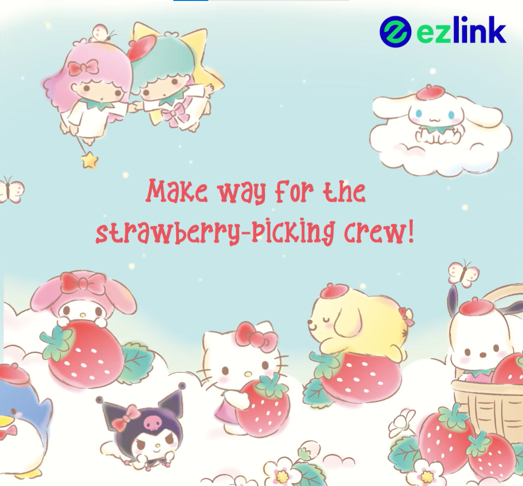 EZ-Link Sanrio Strawberry-Picking Crew