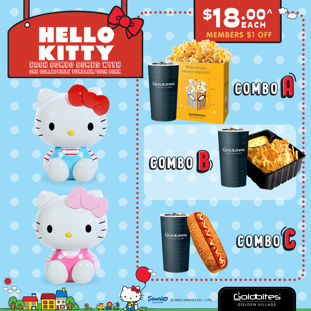 Golden Village Hello Kitty Tumblers