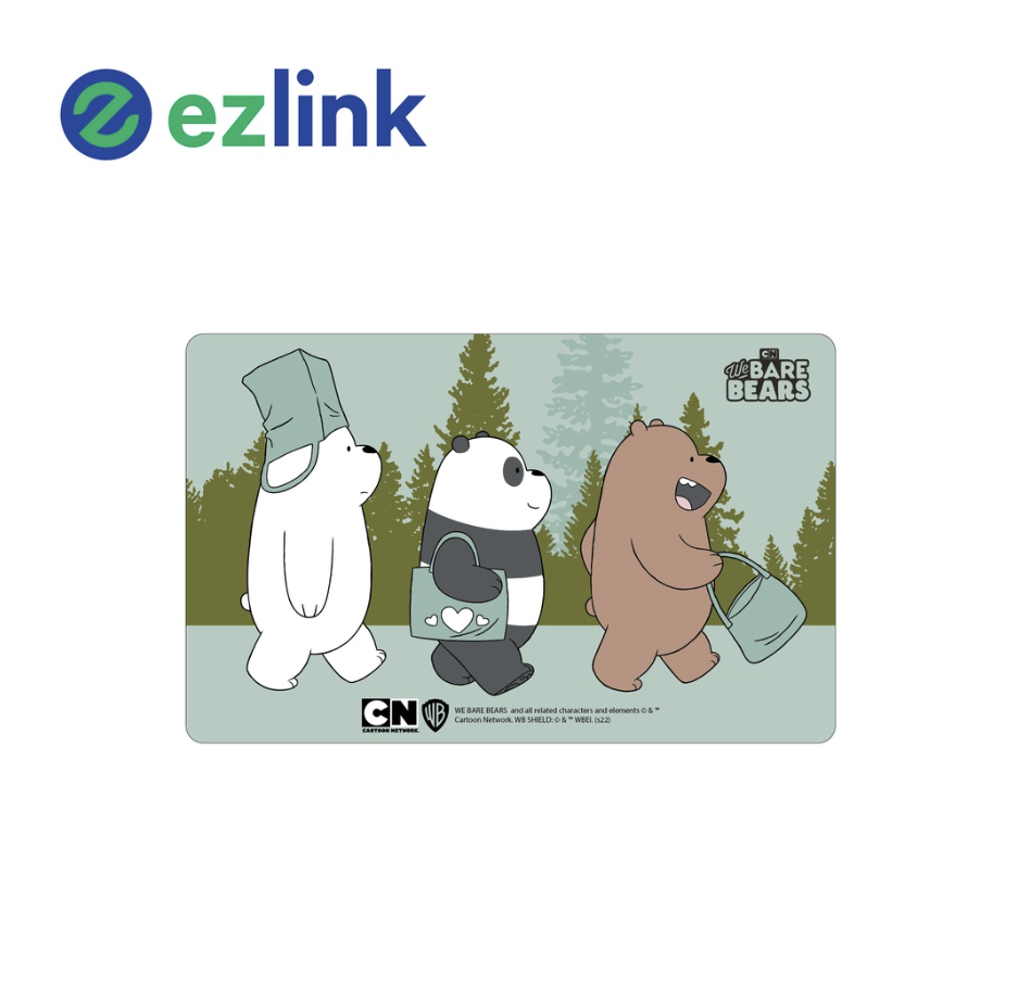 We Bare Bears EZ-Link Cards