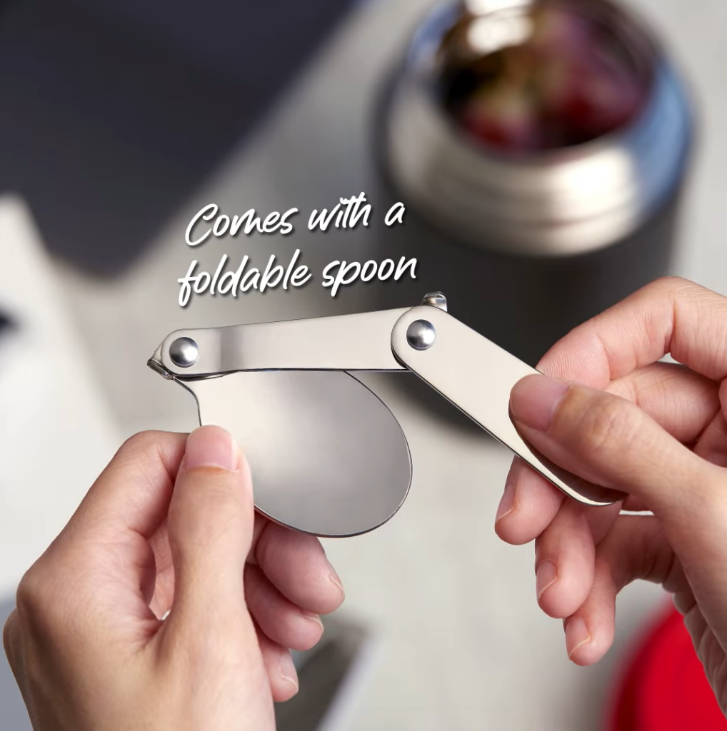 Coffee Bean Mickey Mouse Food Jar Comes With A Foldable Metal Spoon