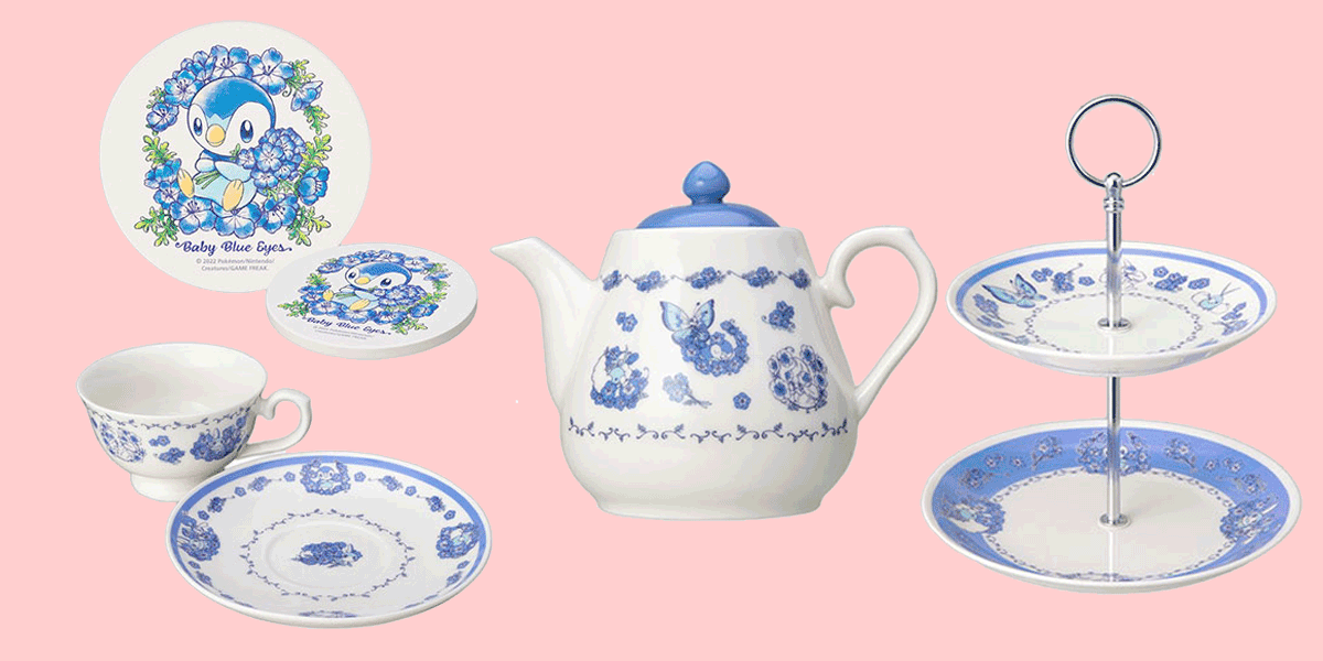 Pokémon Center Singapore Has Blue-Themed Homeware With A Teapot Set & Cake Stand For High Tea Sessions