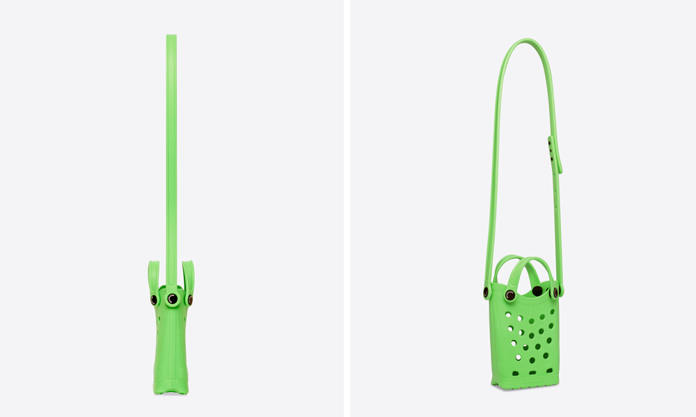 Balenciaga meets Crocs for “interesting” rubber tote bag, phone holder -  Yanko Design