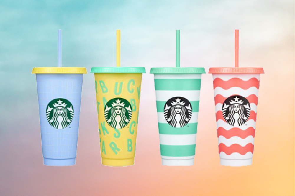 US$ 99.99 - Starbucks 2022 Korea Summer Sunflower and White Dome 24oz two Cups  Set ship after 12th Apr. - m.