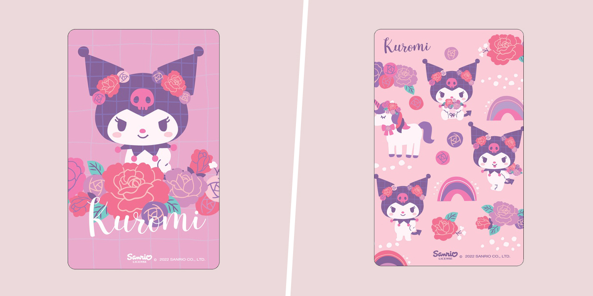 Kuromi EZ-Link Cards