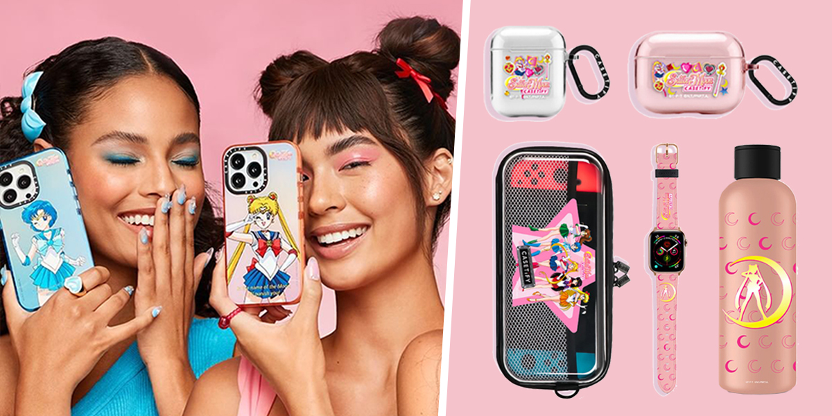 Casetify x Sailor Moon Has Phone Cases Of The Sailor Guardians & A Luna AirPods Case For Your Squad Goals