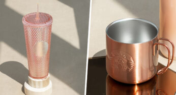 Starbucks’ New Rose Gold Collection Has Studded Cold Cups & Stainless Steel Mugs For “Atas” Sips