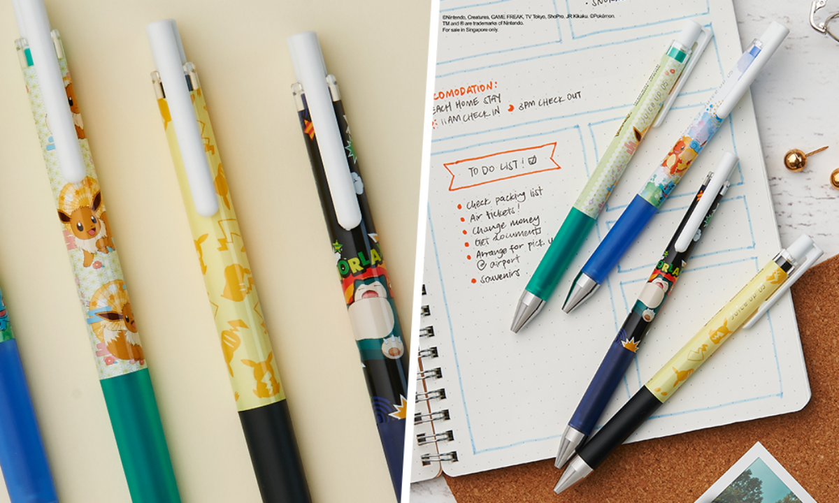 These New Pilot x Pokémon Pens Feature Pikachu, Eevee & Snorlax