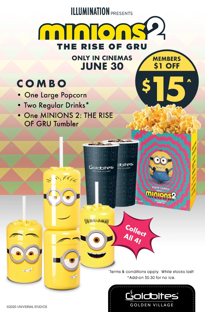 Golden Village Minions Tumblers