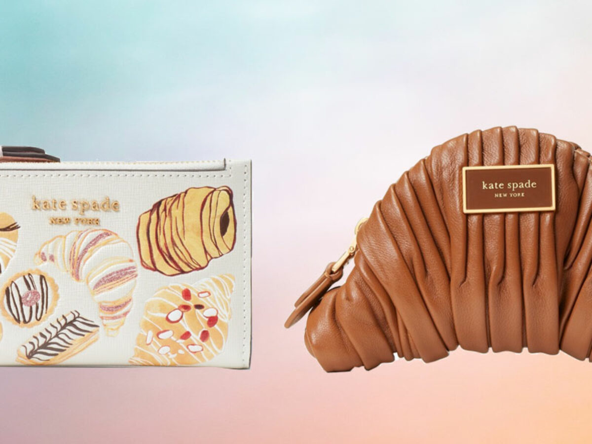 Kate Spade New York Has Croissant-Themed Purses & Wallets