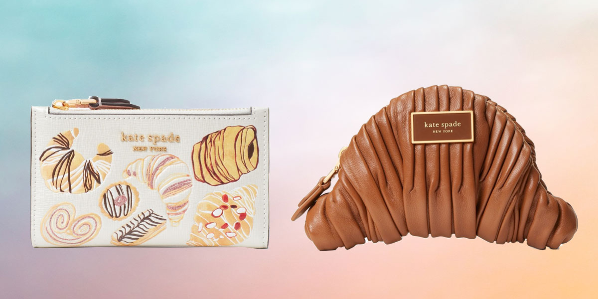 Kate Spade New York Has Croissant-Themed Purses & Wallets