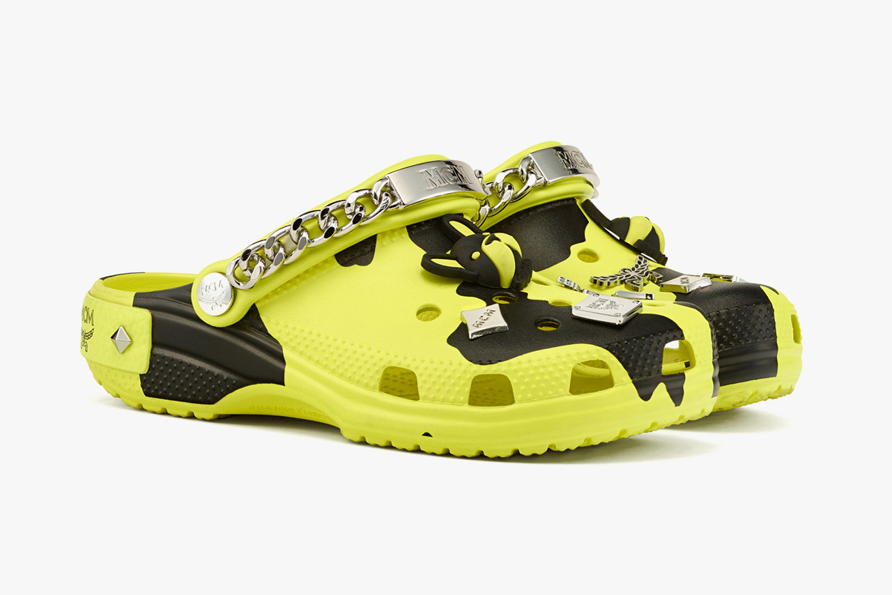 MCM Crocs in 2023  Crocs, Croc charms, Shoes