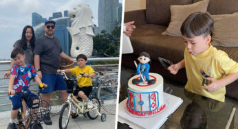 William Hammington From The Return Of Superman Celebrates His Birthday In Singapore, Family In Town For Holiday