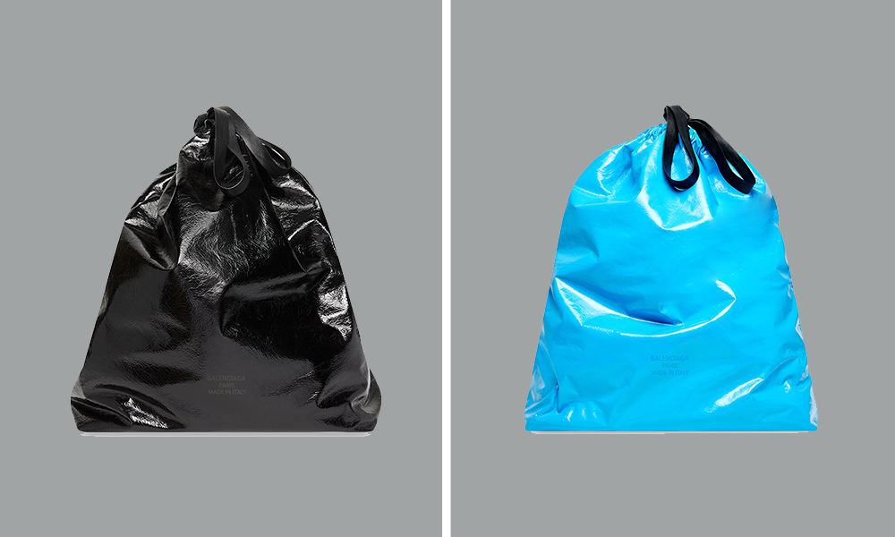 Balenciaga Drops Winter 2022 Runway Trash Pouch