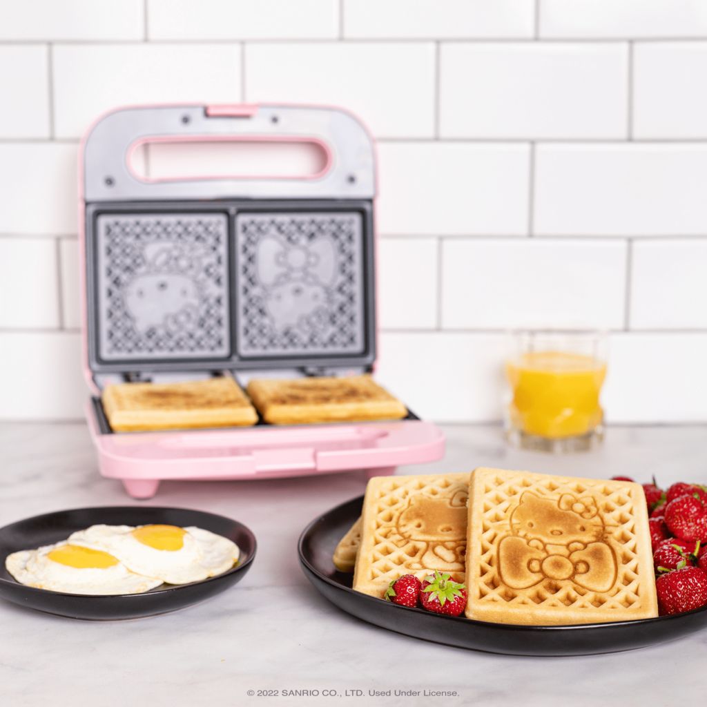 There Are Now Hello Kitty Toasters & Waffle Makers In Pink