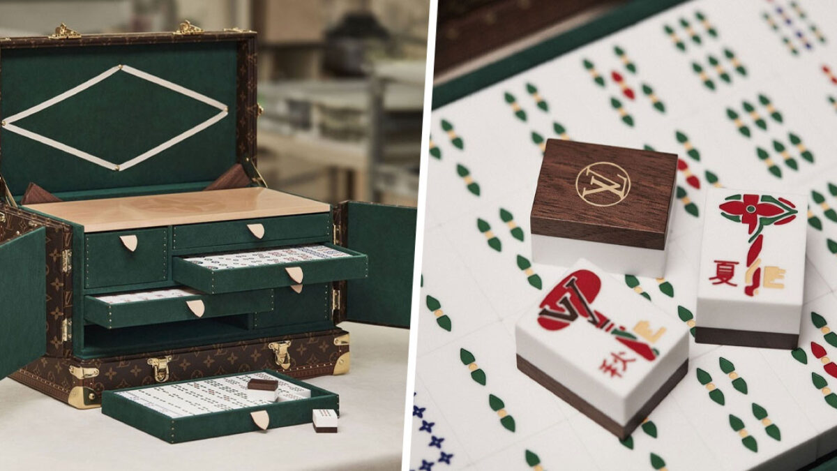 Louis Vuitton Introduces A New Vanity Mahjong Set Dressed In Pine