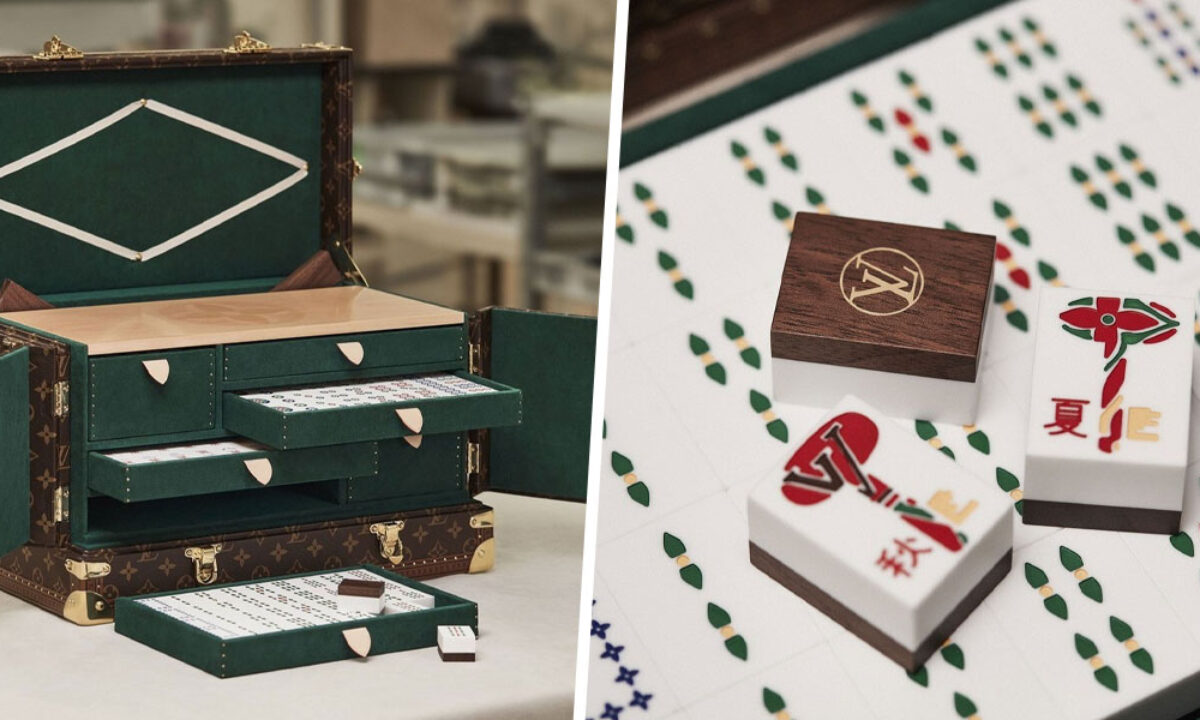 LOUIS VUITTON HAS A NEW MONOGRAMMED LUXE VANITY MAHJONG TRUNK WITH A  STUNNING EMERALD INTERIOR! - Shout