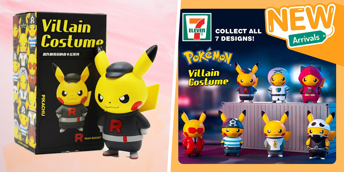 7-Eleven SG Now Has Pokémon Villain Costume Figurines Featuring Evil Pikachus Across Generations