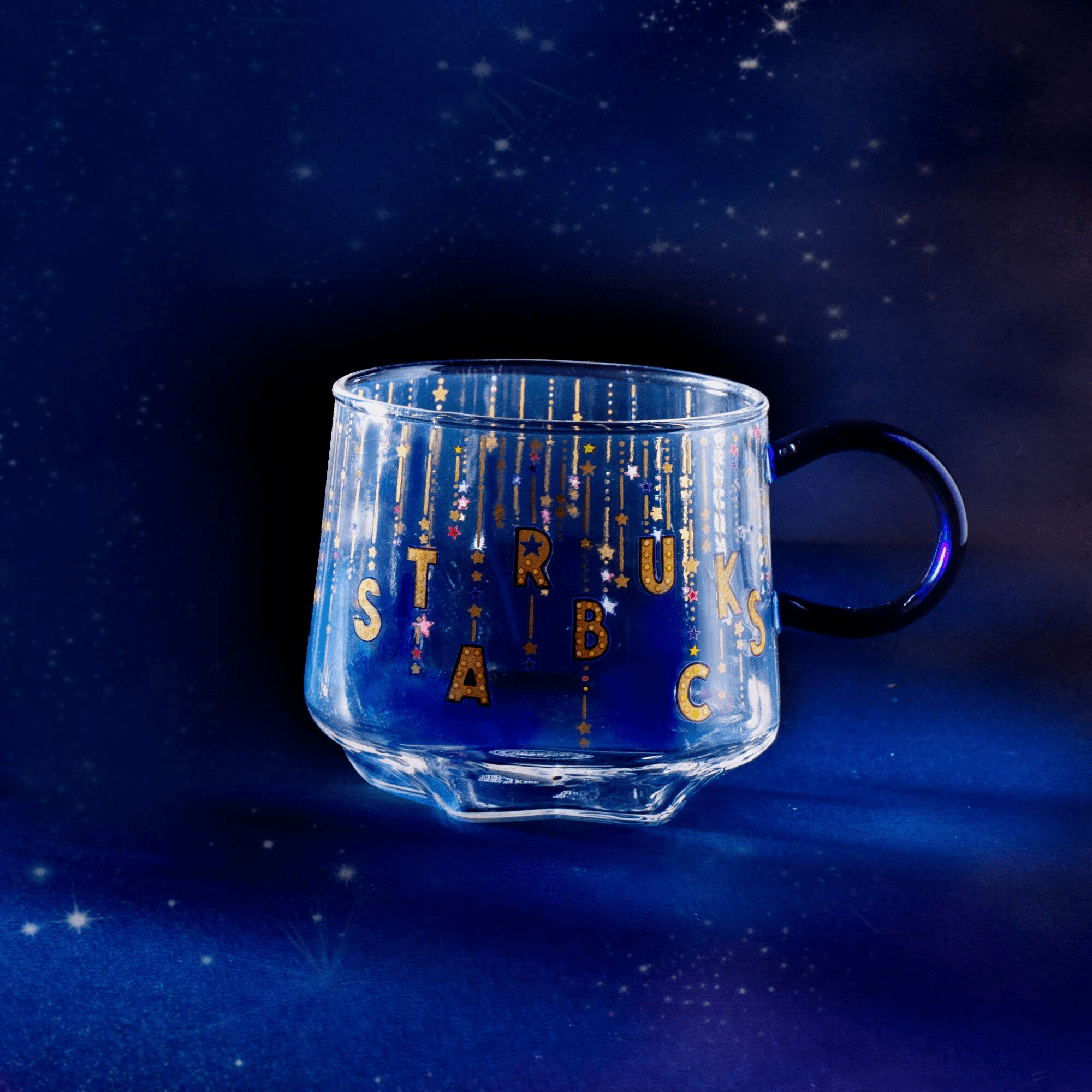 Holographic Moon and Stars Starbucks Cup – Nightshiftcraftingco