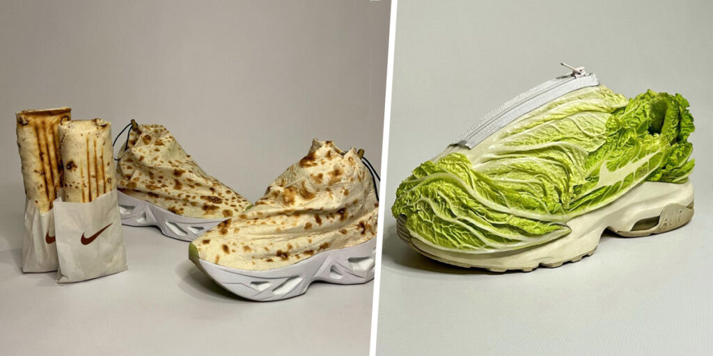 cabbage bread nike air sneakers cover
