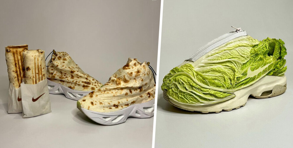 cabbage bread nike air sneakers cover