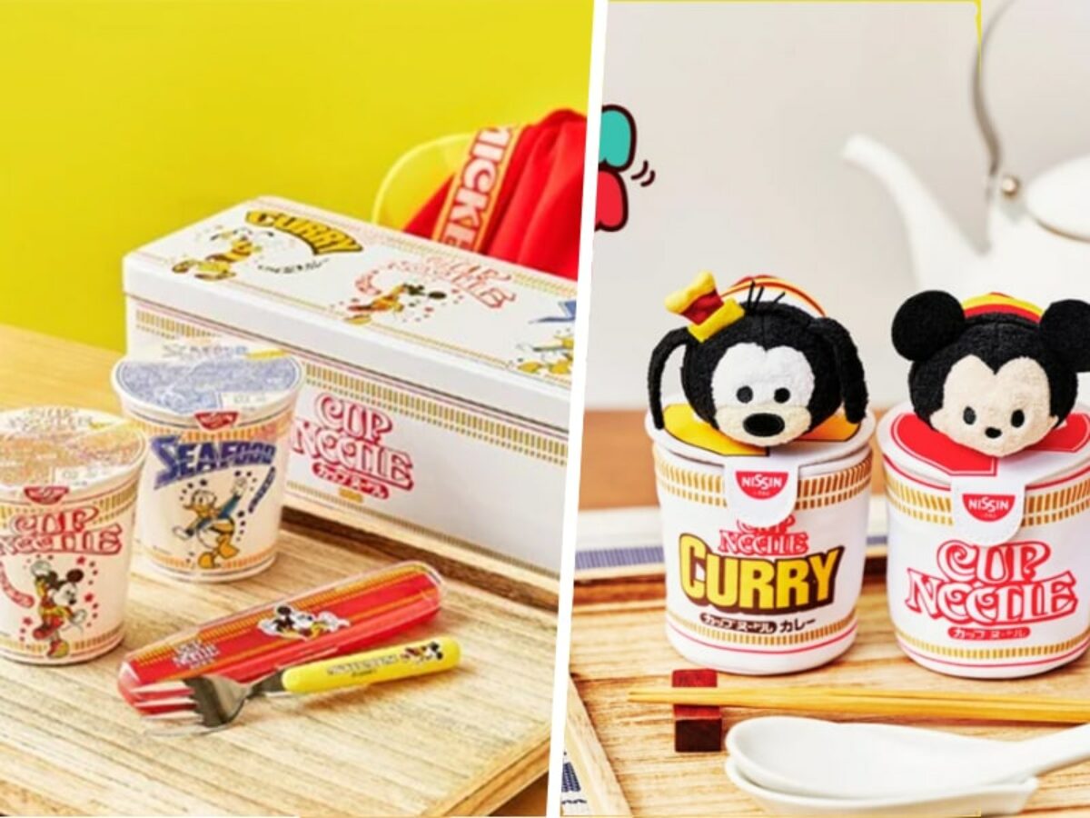 Disney x Nissin Apparel & Accessories With Cup Noodle Designs