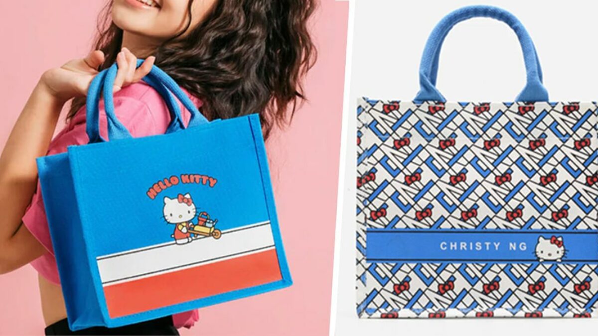 This New Christy Ng x Hello Kitty Collab Has Monogram Tote Bags