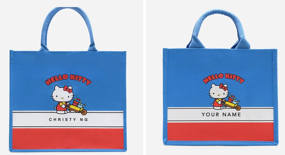 This New Christy Ng x Hello Kitty Collab Has Monogram Tote Bags