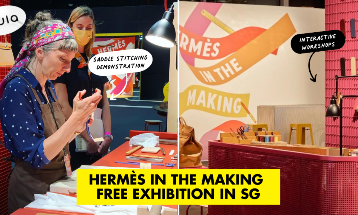 How are Hermes' in-demand Kelly bags made? Go behind the scenes at a free  pop-up exhibit at Marina Bay Sands - CNA Lifestyle