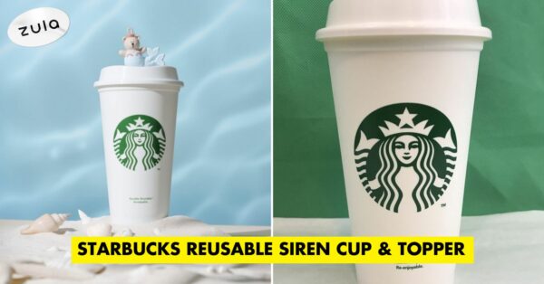 starbucks siren reusable cup and topper cover image