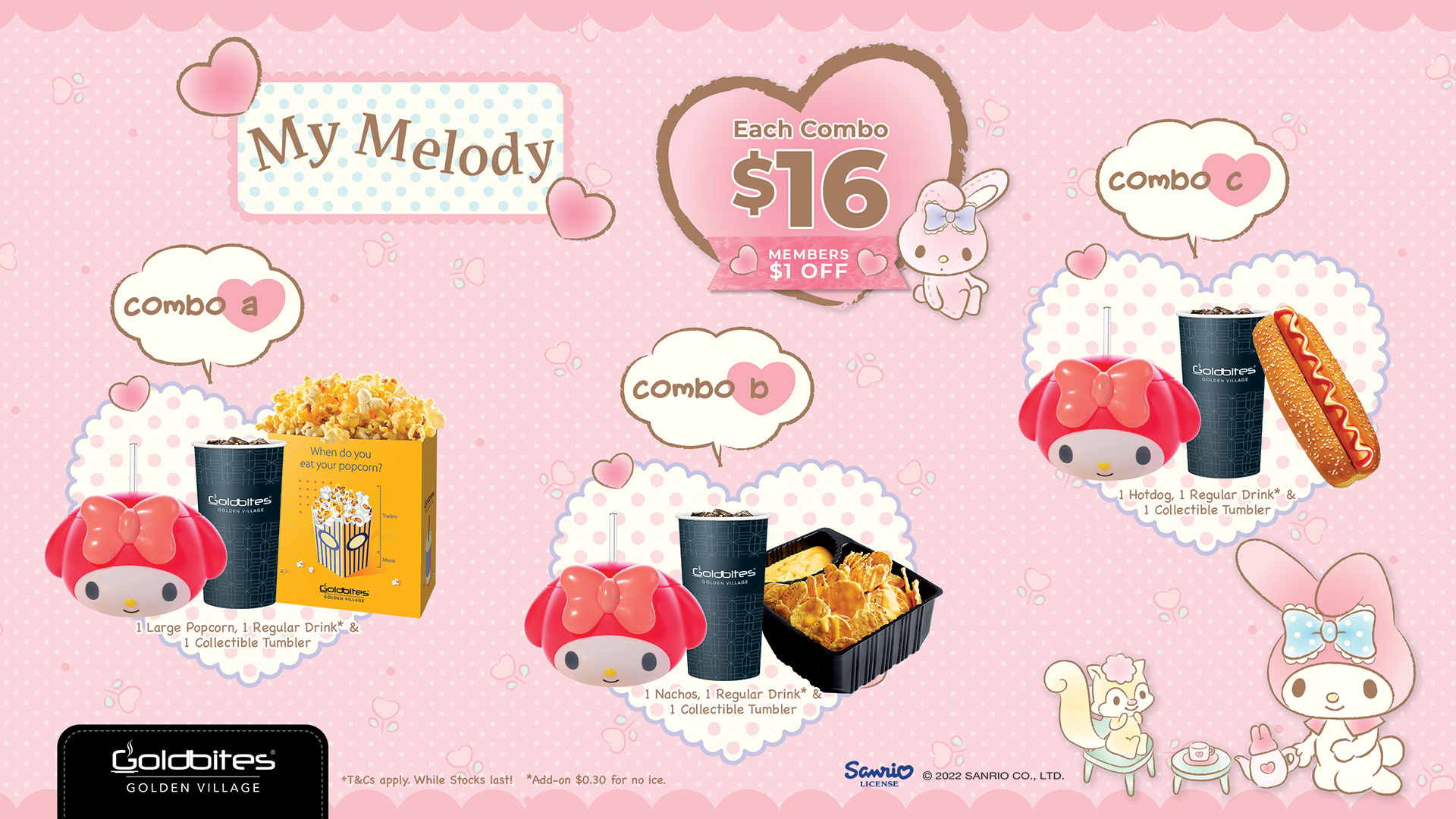 Golden Village My Melody Gudetama