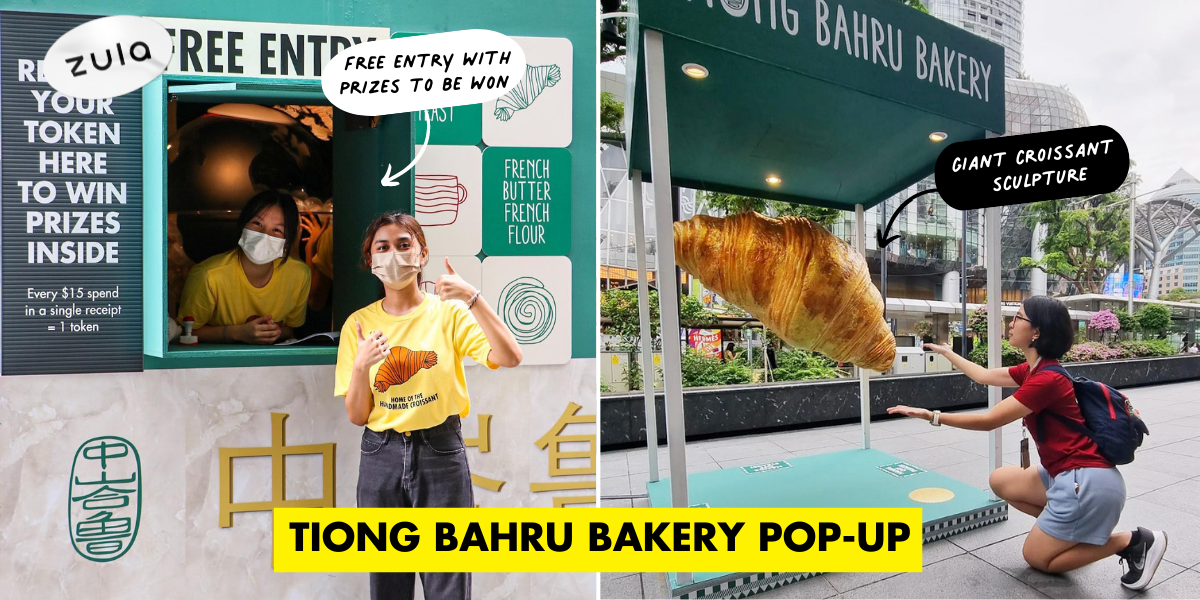 Tiong Bahru Bakery Now Has A Pop-Up At TANGS With A Giant Croissant Sculpture & Gachapon Machine