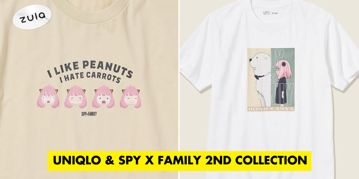 UNIQLO’s 2nd Spy x Family Collection Has More Kawaii Tees Of Anya & Her New Intelligent Dog Bond