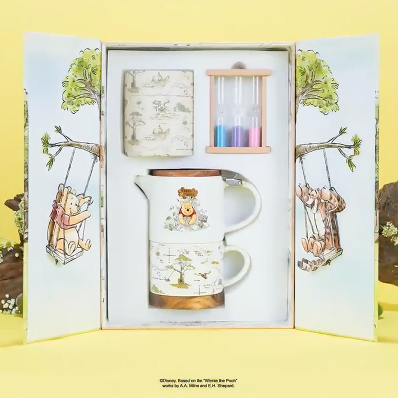 Coffee Bean Winnie The Pooh Tea Set