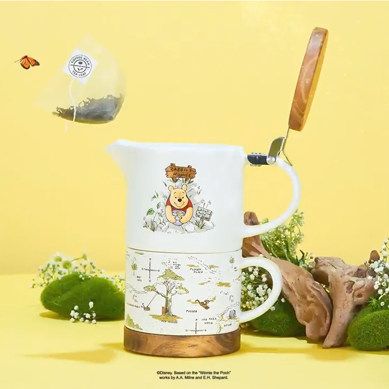 Coffee Bean Winnie The Pooh Tea Set