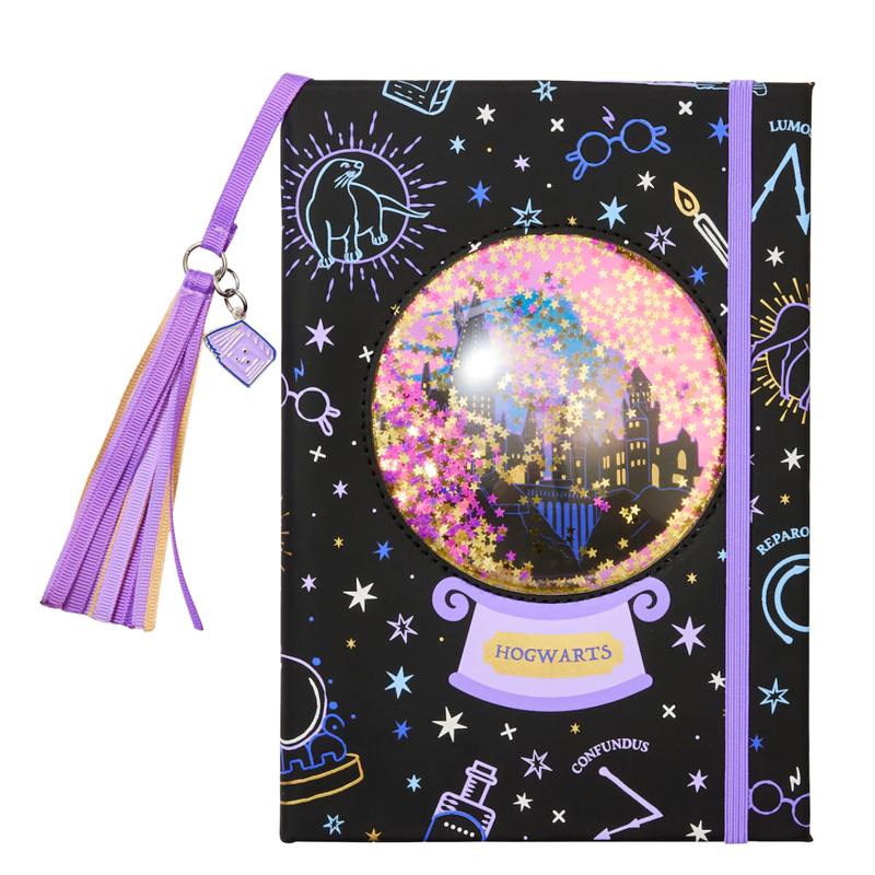 smiggle harry potter purple globe notebook