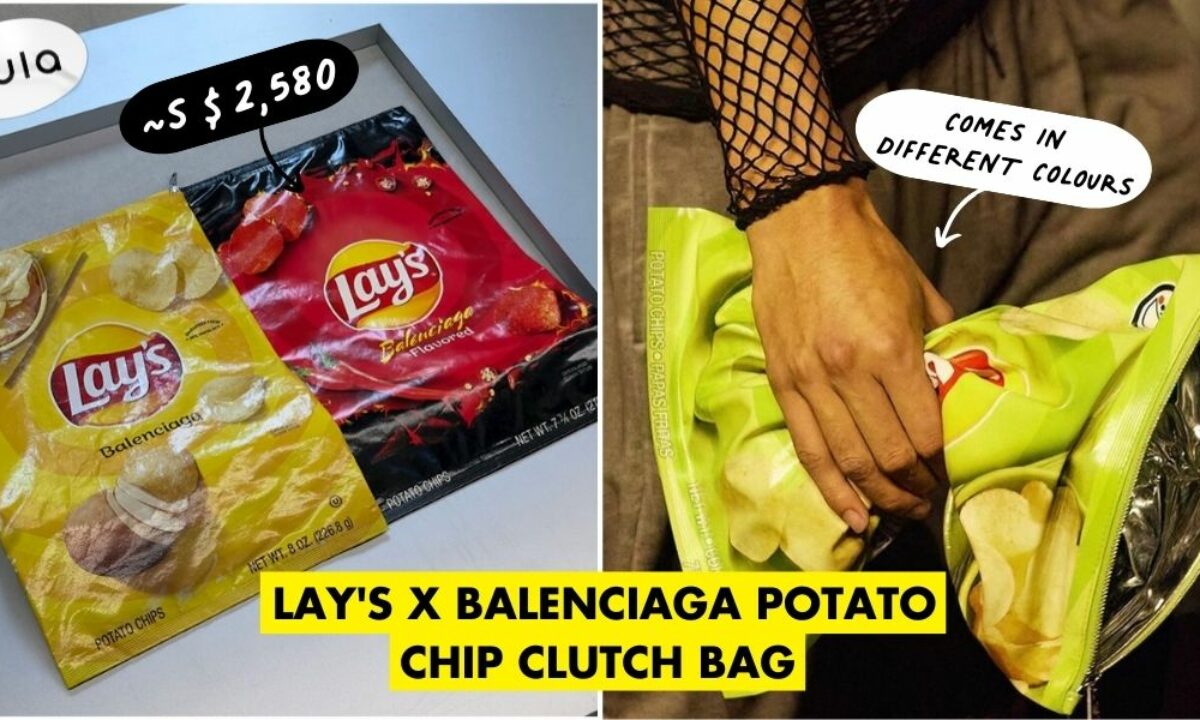 This trash pouch is made by Balenciaga and it will cost you $1,800