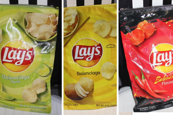 lays balenciaga clutch chip bags